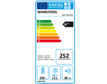 Whirlpool BSF 9152 OX nízká spotřeba